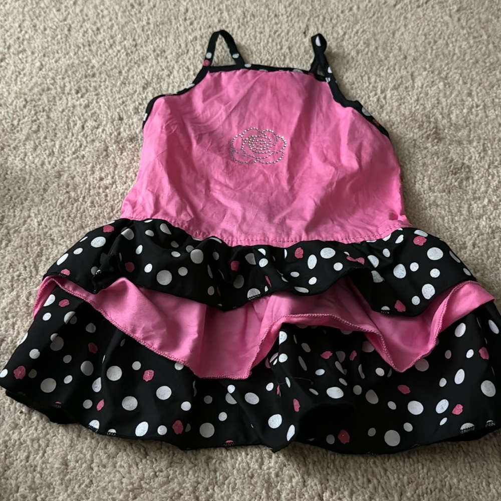 Dog ruffle dress size M